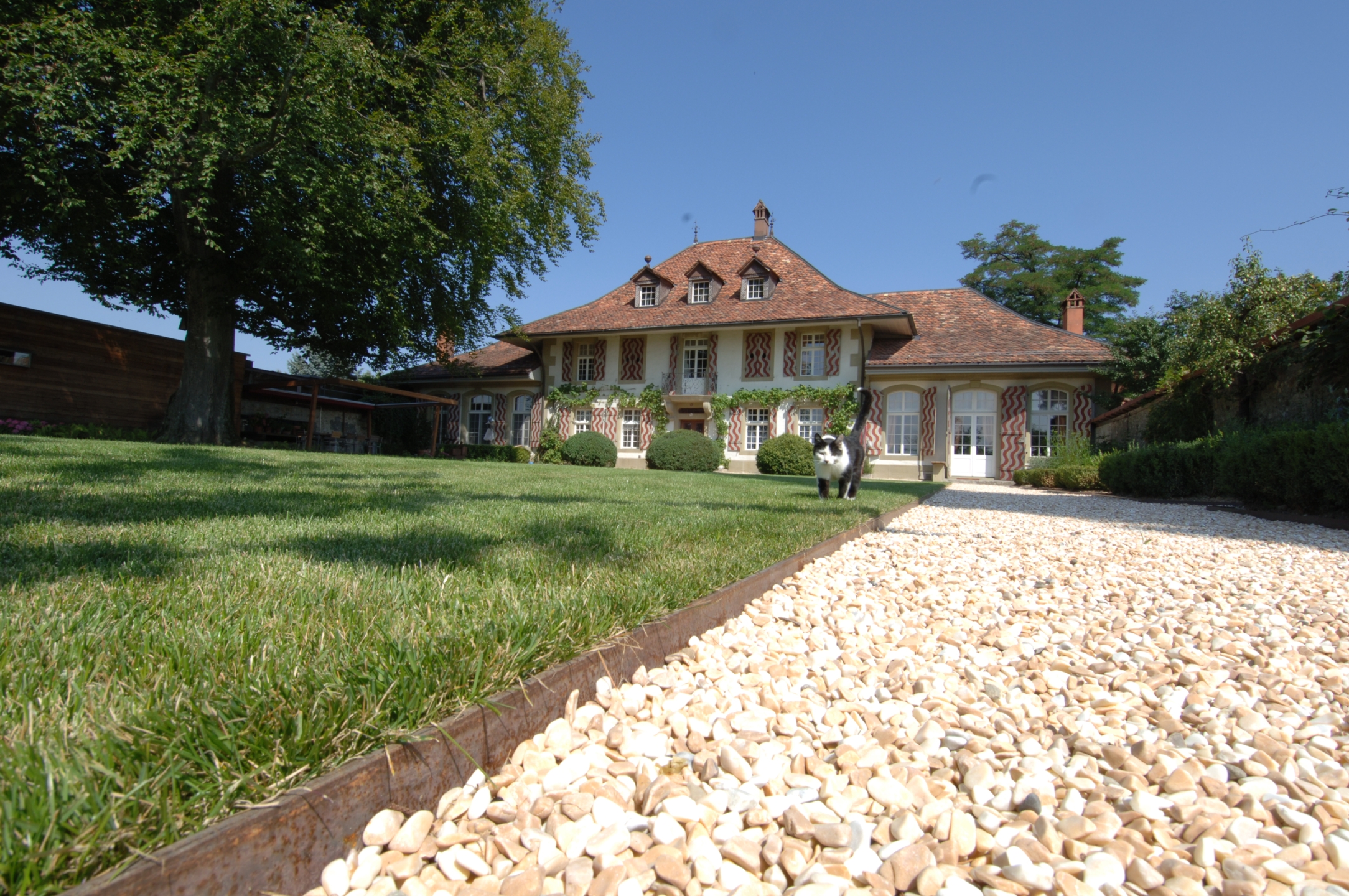 Stahl im Garten